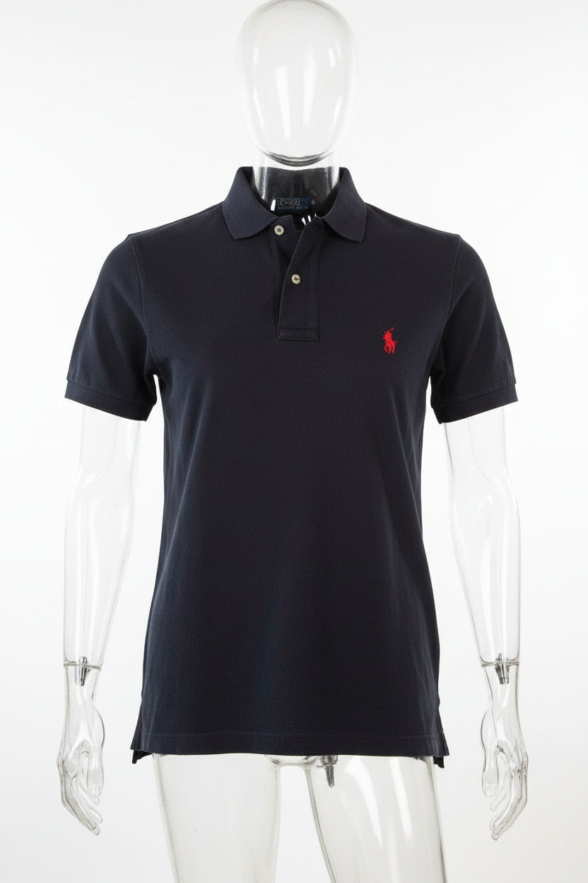 Men's Black Polo Shirt (Red Emblem)
