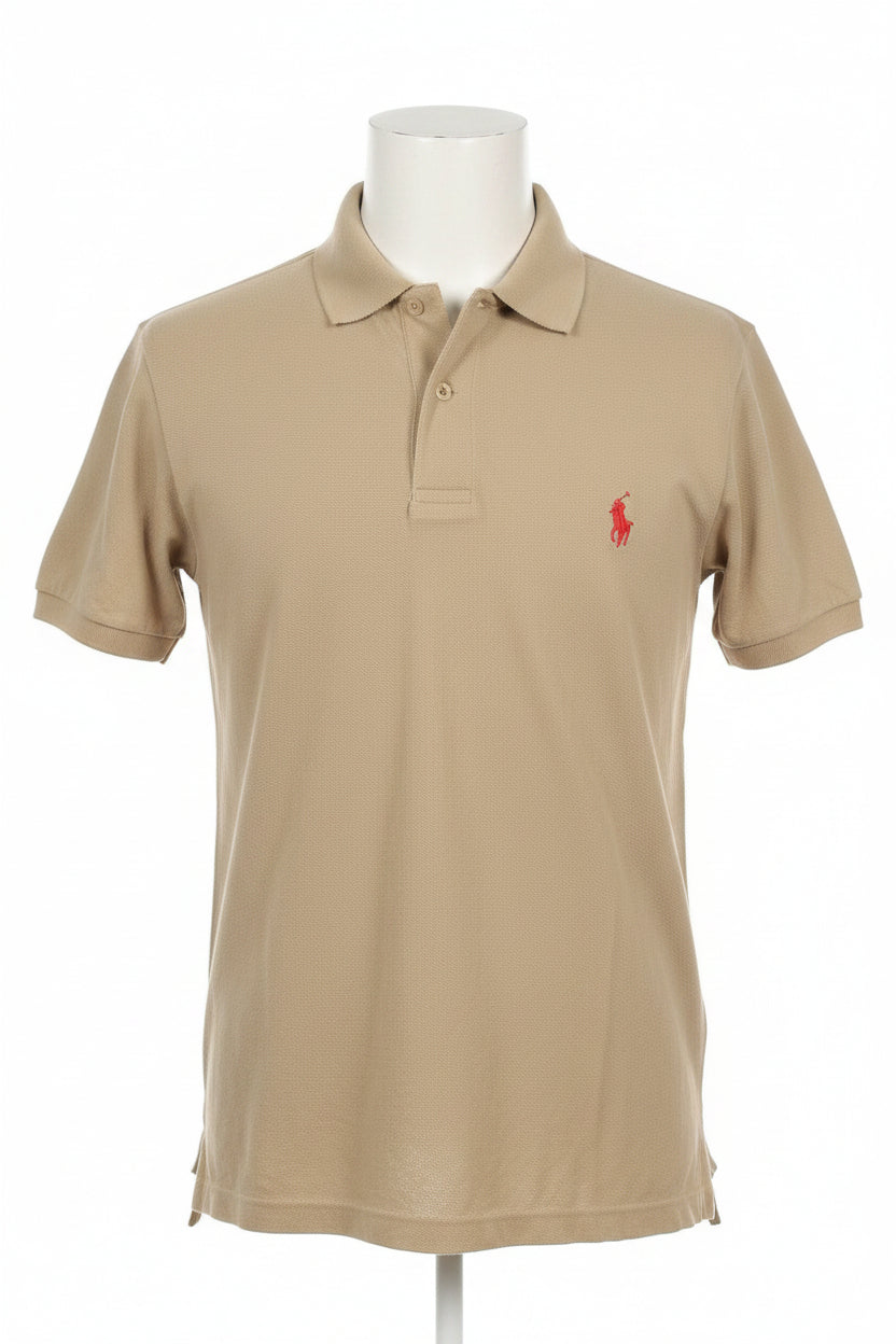 Men's Brown Polo Shirt (Red Emblem)