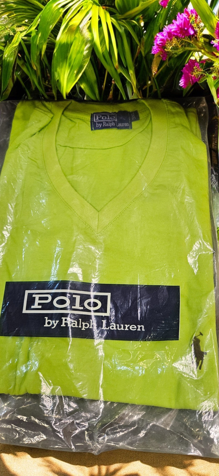 Men's Light Green Polo Shirt (Black Emblem)