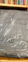 Men's Light Grey Polo Shorts (White Emblem)