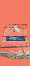 Men's Orange Polo Black An Grey Stripe Shirt