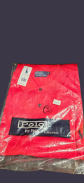 Men's Red Polo Shirt (Black Emblem)