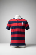Men's Red White An Blue Long Sleeve Shirt