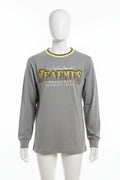 Men's Akademiks Long Sleeve Shirt (Green Yellow Grey An White)