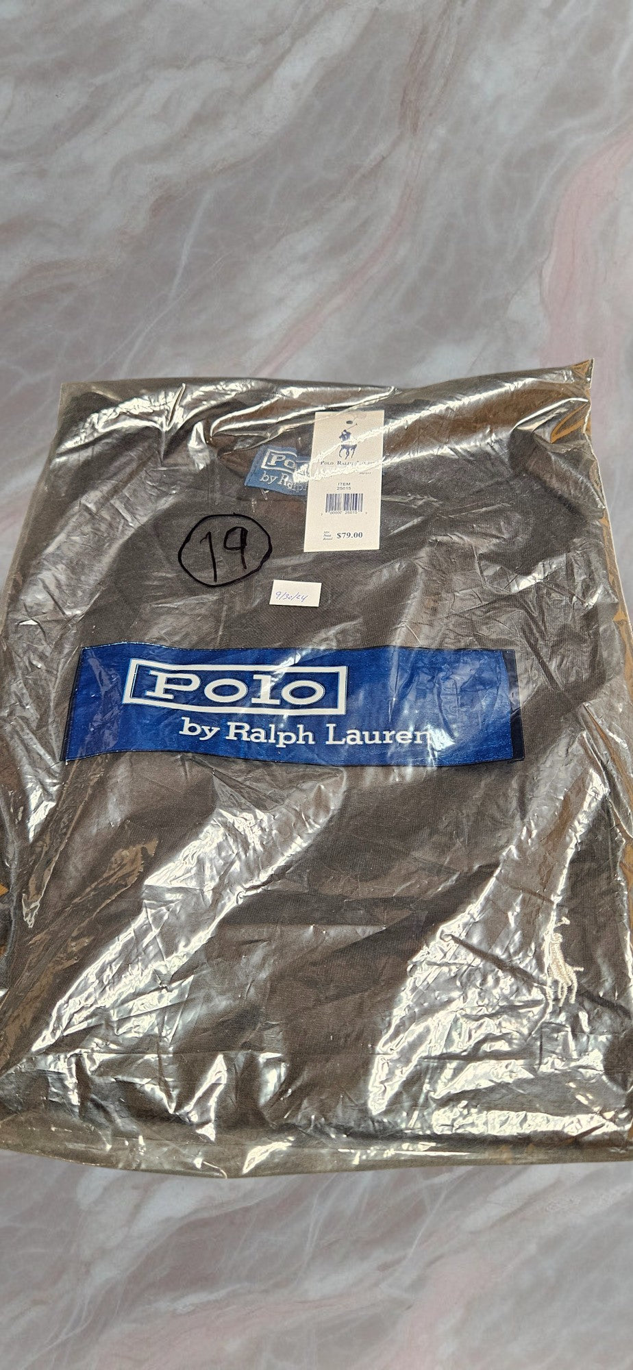 Men's Black Polo Shirt (White Emblem)