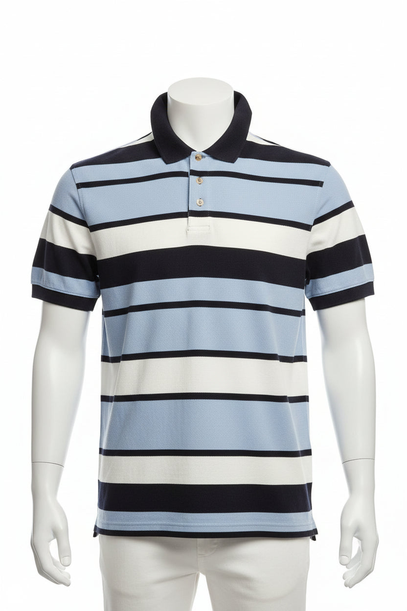 Men's Blue An White Stripe (Beyond The Limit) Shirt