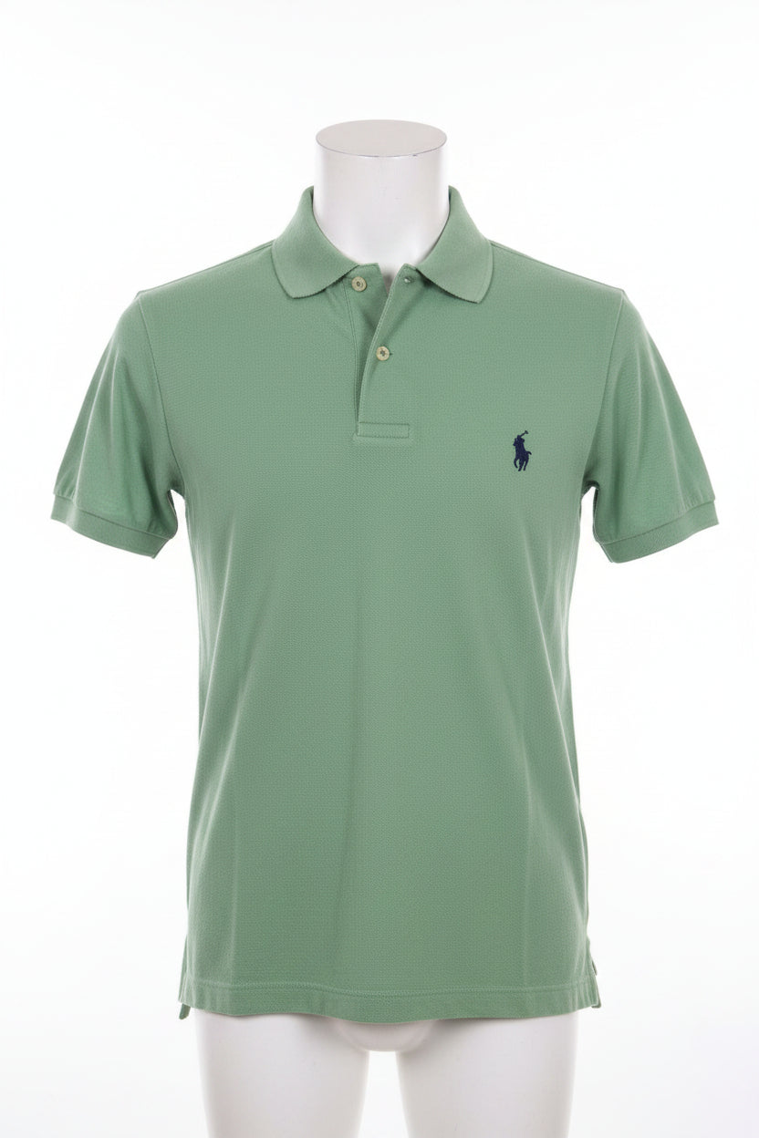 Men's Green Polo Shirt (Black Emblem)