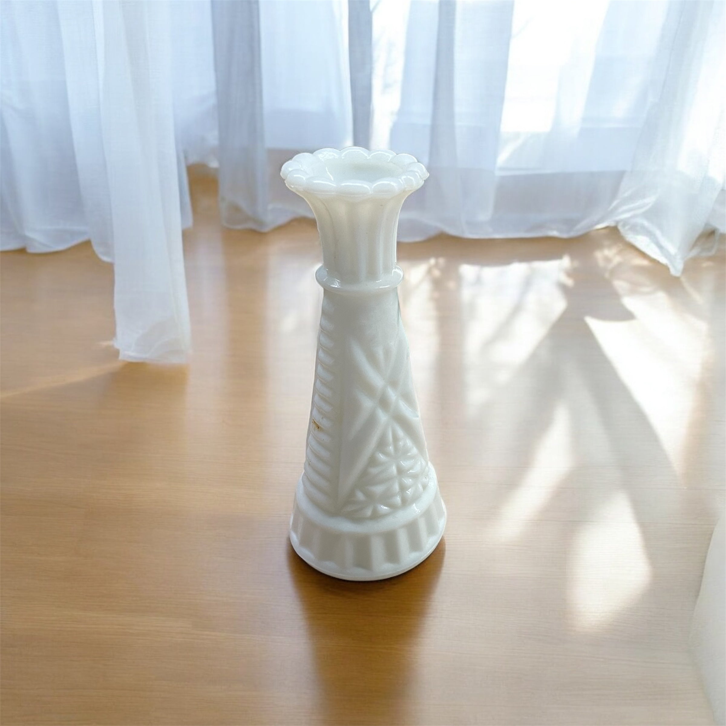 White Vintage Glass