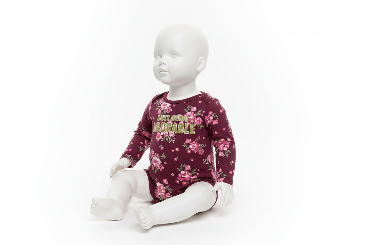 Toddler Girls Printed Onesie