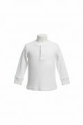 Toddler Boys LS Thermal Solid White