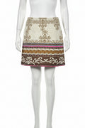 Ladies Skirt (Brown Pink An White)