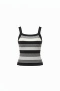 Men's Black An White Polo Tank Top