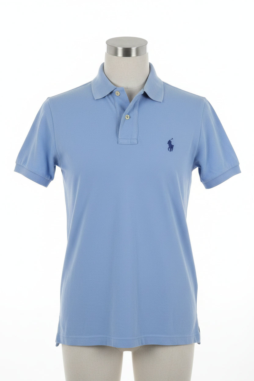 Men's Dark Blue Polo Shirt (Black Emblem)