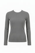 Ladies Grey Long Sleeve Shirt (YI Tong)