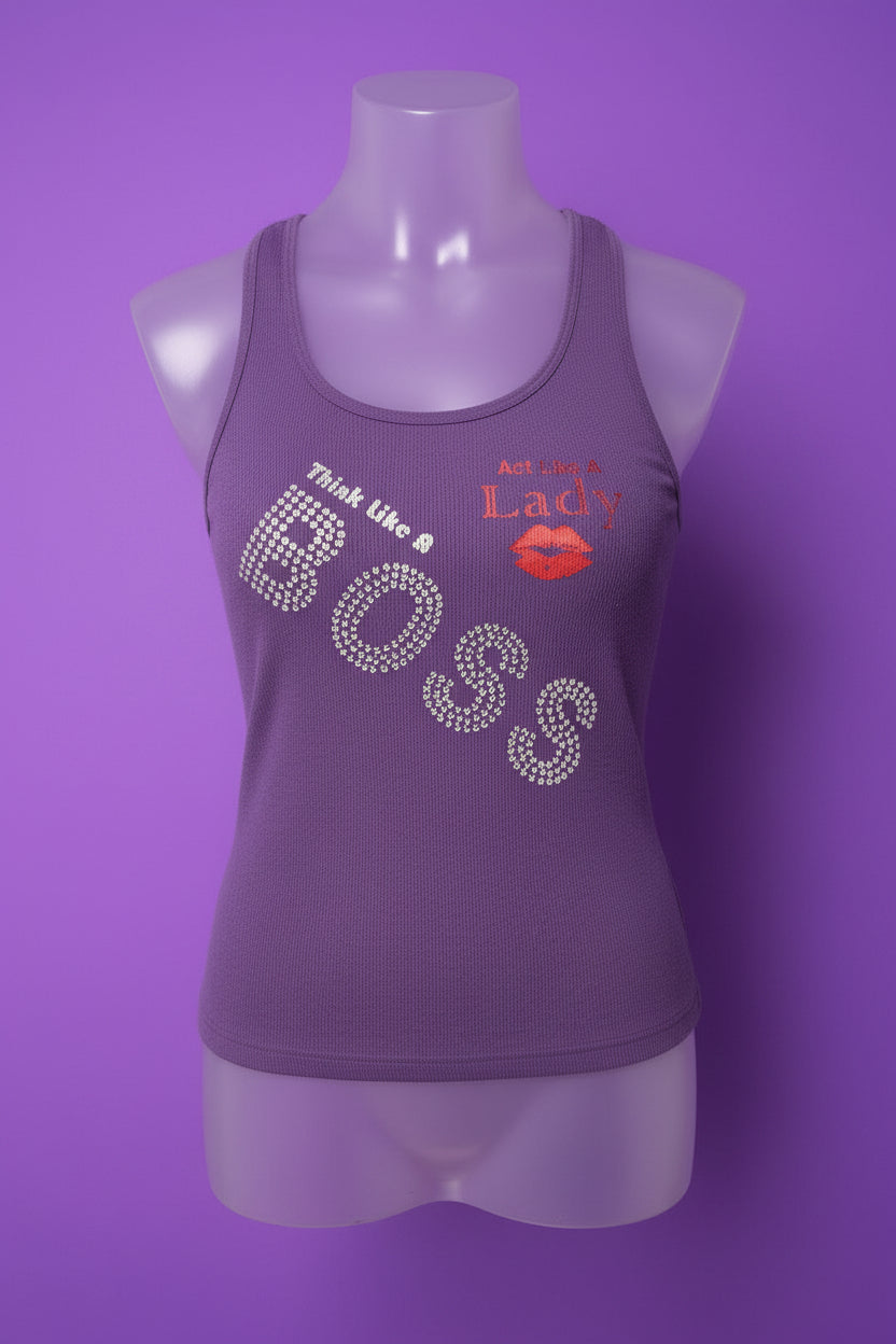 Ladies Purple Tank Top (Soho Girls)